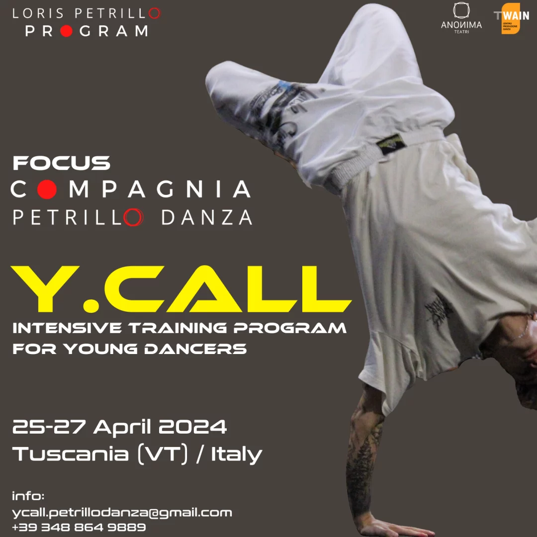 Y.CALL per giovani danzatori workshop 2024